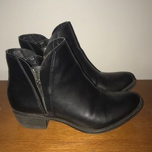 Lucky Brand Black Ankle Boot